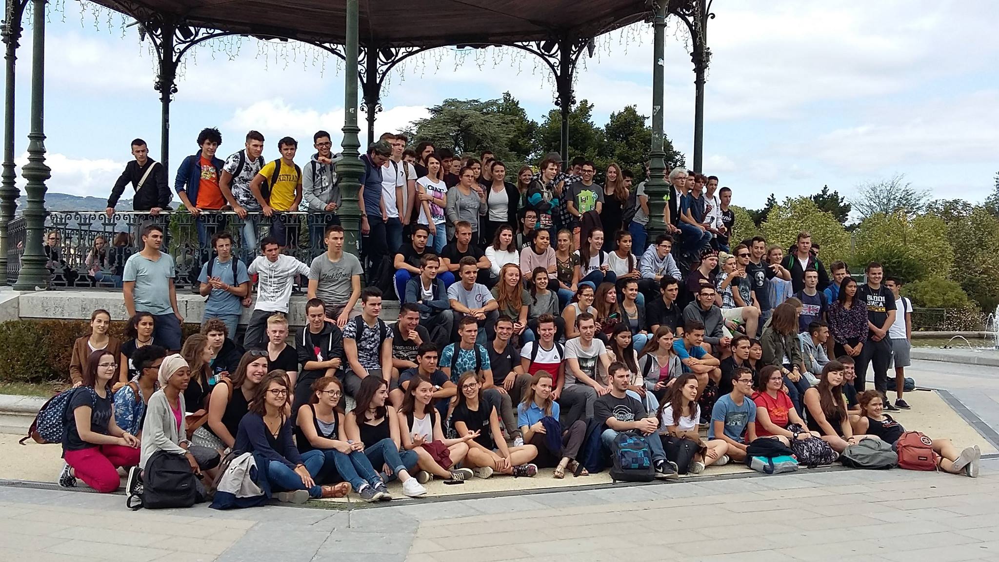 Journée d'intégration au parc Jouvet.
